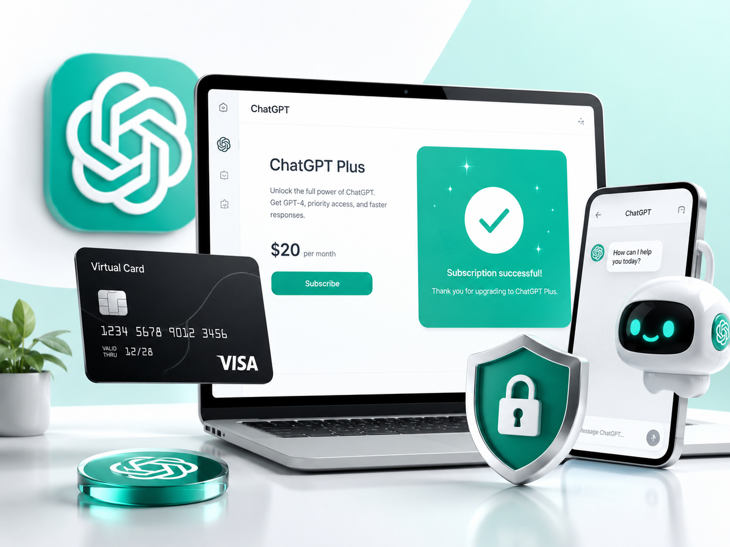OpenAI ChatGPT Plus 订阅支付